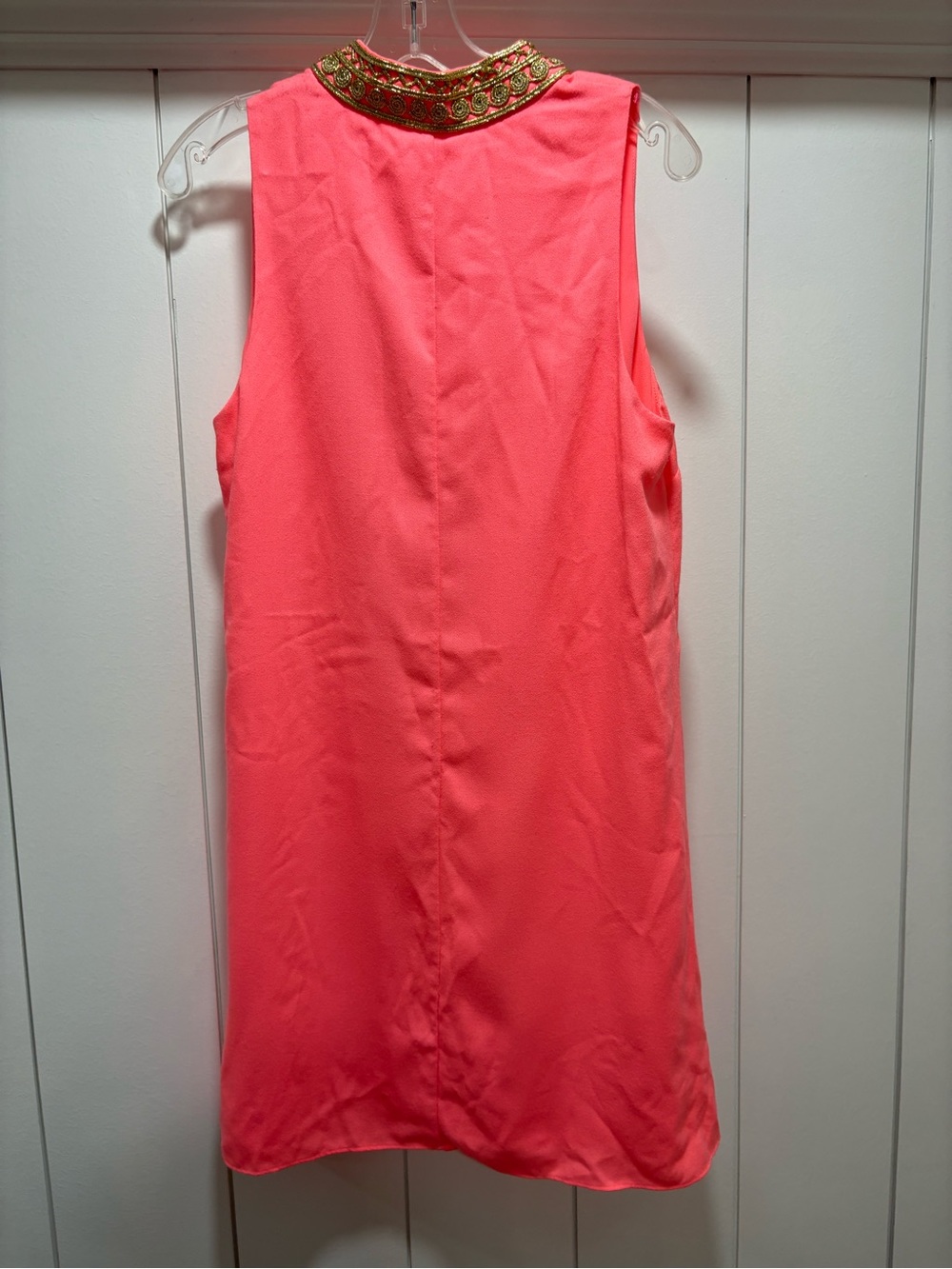 Lilly Pulitzer Jane Shift Dress In Coral Size 8 - Picture 5 of 5